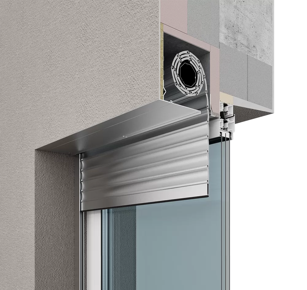 Скрытый короб устанавливается в сторону улицы Скрытый короб устанавливается в сторону улицы