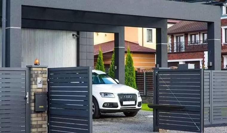 Распашные ворота в Тобольске