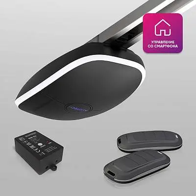 Умный привод ALUTECH Levigato LG‑800‑Sm для гаражных ворот + модуль Wi‑fi Умный привод ALUTECH Levigato LG‑800‑Sm для гаражных ворот + модуль Wi‑fi